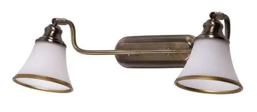 RABALUX Grando zidna lampa E14 2x40W bronza / belo