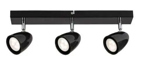 RABALUX Perico plafonjera GU10 3x5W crna