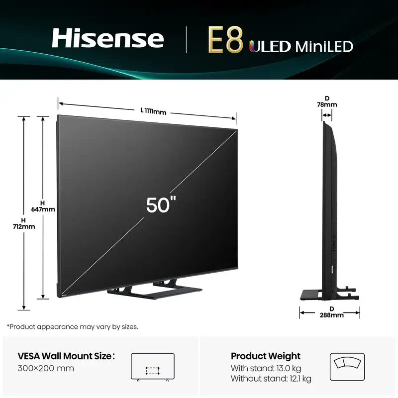 HISENSE 50E8Q