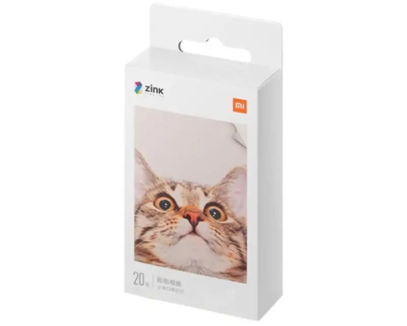Xiaomi mi portable Phote Printer Paper 2x3-inch 20-sheets