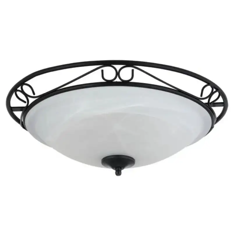 RABALUX Athen plafonjeraD47 E27 3x60W mat crno