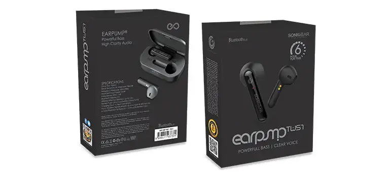 SONICGEAR EARPUMP TWS 1 Black
