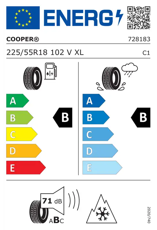 COOPER 225/55R18 102V COOPER ALL SEASON XL