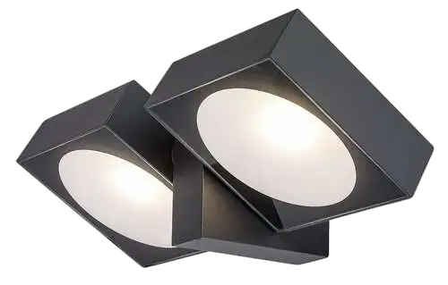 RABALUX Telde, LED spoljna zidna sa rotirajucom glavom, aluminium antracit siva, 14W, 900lm (bez dif. 1620lm), 3000K