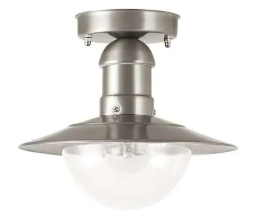 RABALUX Oslo spoljna plafonjera E27 60W celik IP44