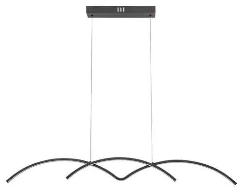 RABALUX River, LED visilica, 40W, 4000K, mat crna metal