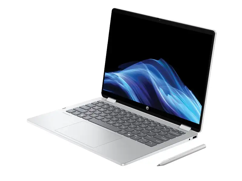 HP OmniBook 5 Flip 14-fp0026nn, 14" 2K Touch, Intel Core 7-150U, 24GB onboard, 512GB, backlit, DOS, srebrna (BX8F6EA)
