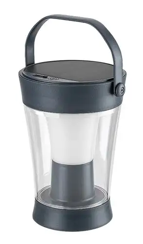 RABALUX Angers, spoljna stona solarna RGB i punjiva na USB, LED 3W, 300lm/450lm, 4000K