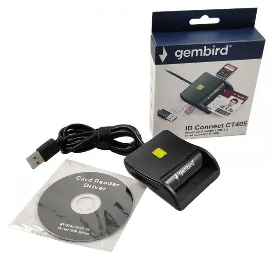 GEMBIRD Smart Card Reader CRDR-CT405 USB 2.0