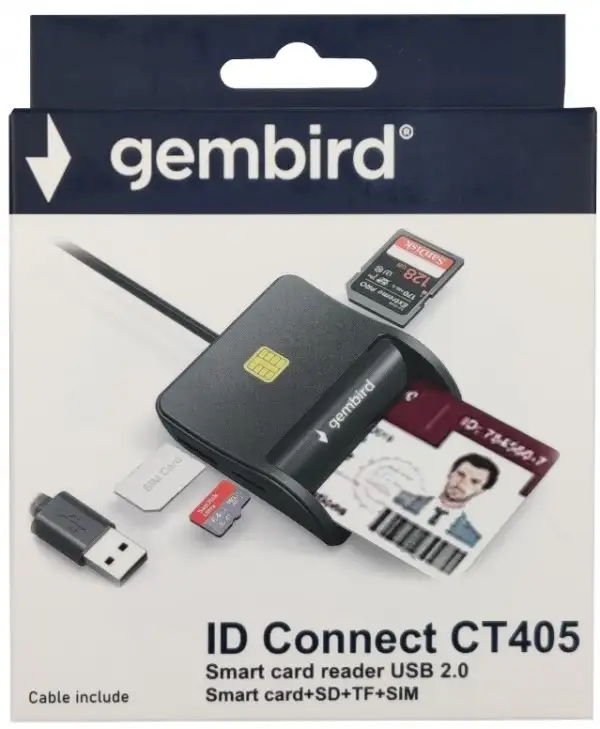 GEMBIRD Smart Card Reader CRDR-CT405 USB 2.0