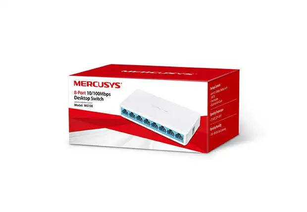 MERCUSYS MS108 8-PORT 10 100M SWITCH