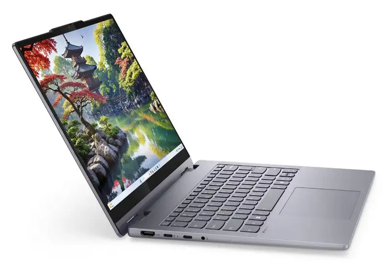 LENOVO IdeaPad 5 2-in-1 14IAL10, 14" WUXGA, Intel Core Ultra 7 255H, 16GB, 512GB,  DigitalPen, Backlite, DOS, Luna Grey (83KR001XYA)
