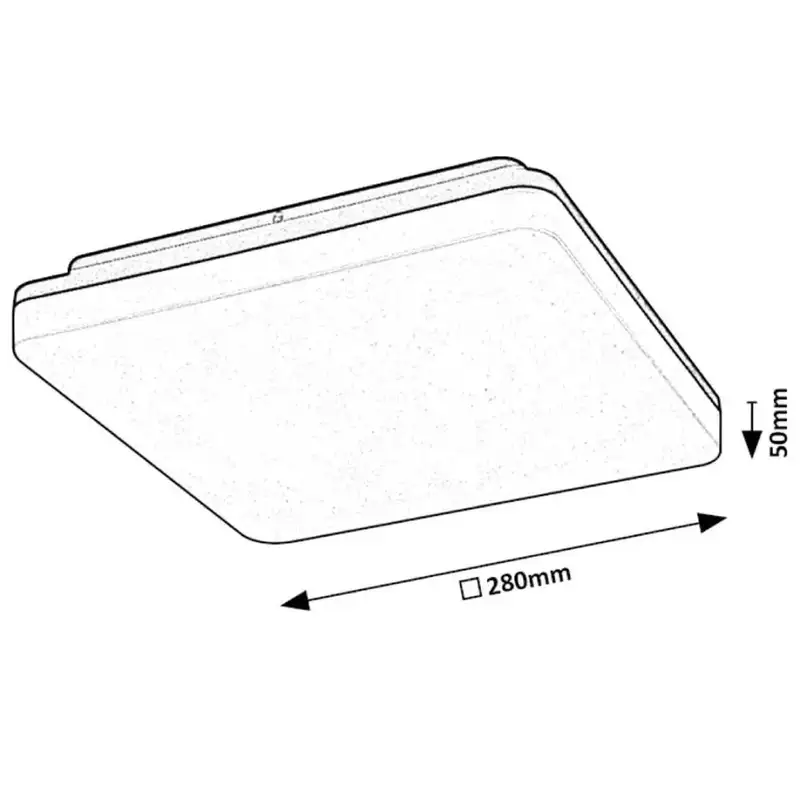 RABALUX Pernik LED plafonjera 2400lm, 24W, 4000K
