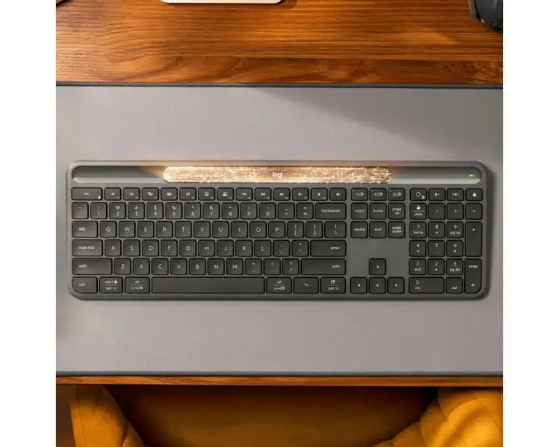 LOGITECH K980 Signature Slim Solar + Wireless Graphite for Business 920-013779