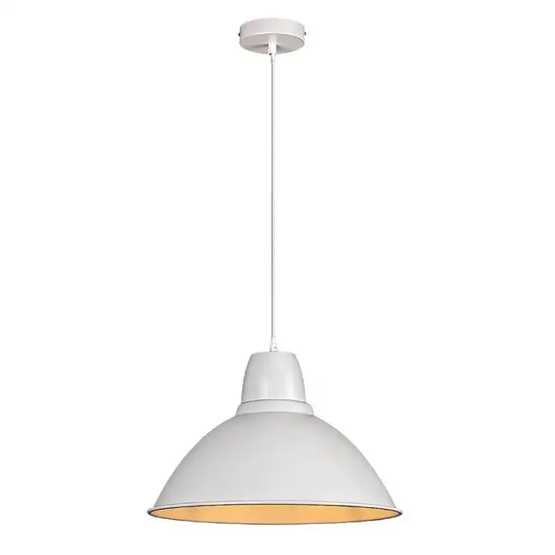 RABALUX Wilbour, metalna bela visilica, E27 1x60W IP20
