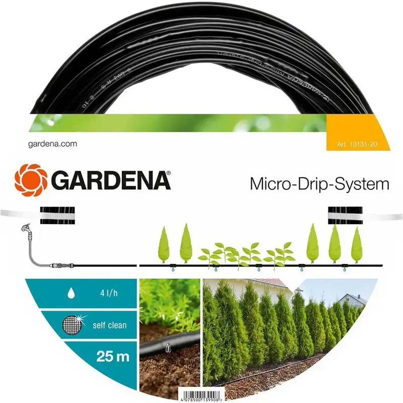 GARDENA Kap po kap set za navodnjavanje zive ograde 1 / 2"(13mm) 25m