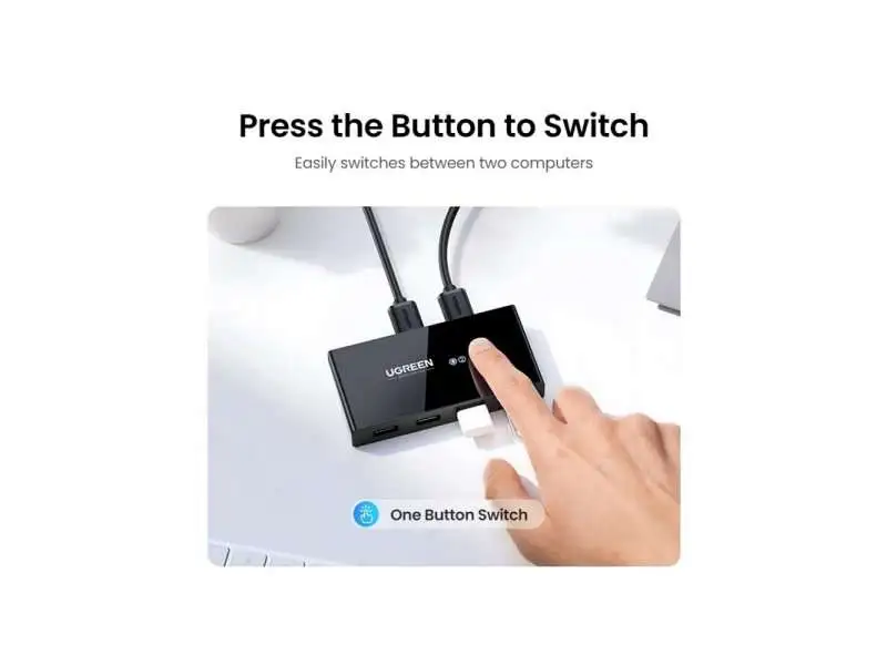 UGREEN US216 Switch box 2in/4out USB 2.0
