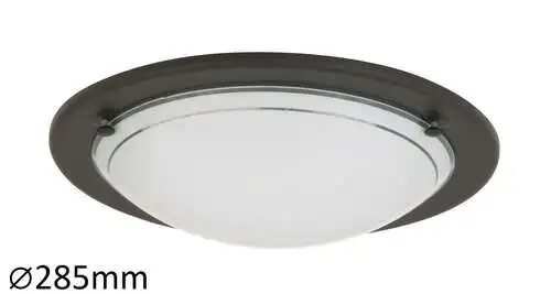 RABALUX Ufo plafonjera D29 E27 60W crno opal