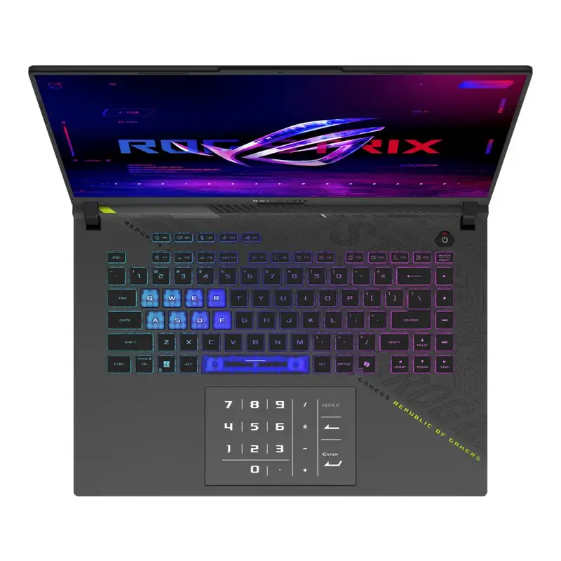 ASUS ROG Strix G614PM-RV169, 16" FHD+, AMD Ryzen R9-8940HX, 16GB, 1TB, RTX 5060, DOS, Grey + Ranac (90NR0KW7-M008Y0)
