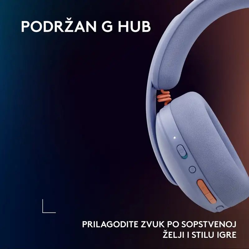 LOGITECH G325 LIGHTSPEED gejmerske bežicne slušalice Lila 981-001538
