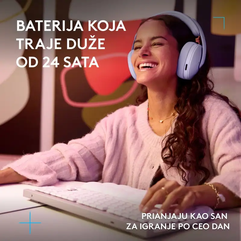 LOGITECH G325 LIGHTSPEED gejmerske bežicne slušalice Lila 981-001538