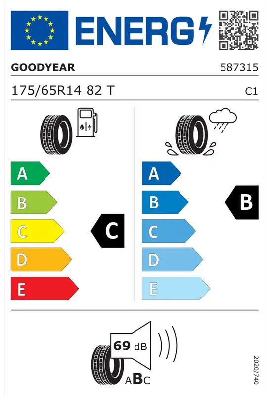 GOODYEAR 175/65R14 EFFIGRIP COMPACT 2 82T