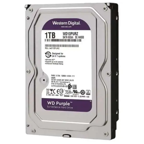 WESTERN DIGITAL Caviar 1TB SATA III 64MB WD10PURZ Purple