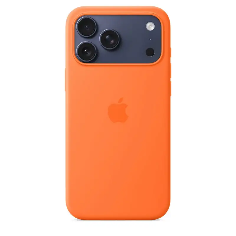 APPLE iPhone 17 Pro Max Silicone Case with MagSafe – Orange mgfl4zm/a