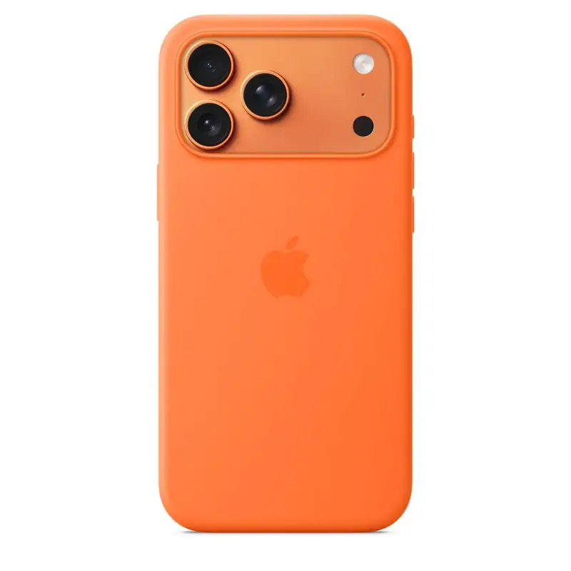APPLE iPhone 17 Pro Max Silicone Case with MagSafe – Orange mgfl4zm / a