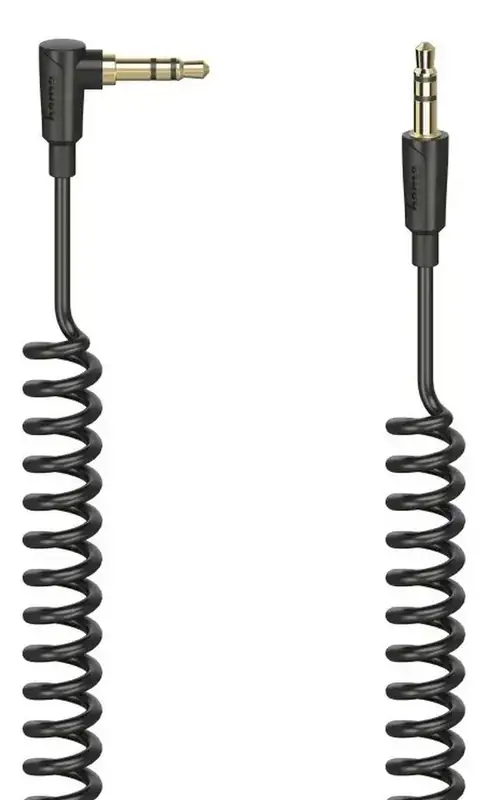 HAMA Kabl Flexi-Slim spiralni, 3.5-3.5mm, 90?, 0.75m