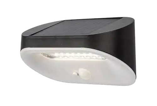 RABALUX Brezno spoljna solarna zidna lampa crna 3,2W