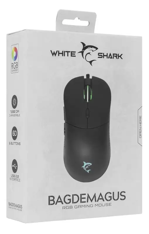 WHITE SHARK GM 5010 BAGDEMAGUS Black