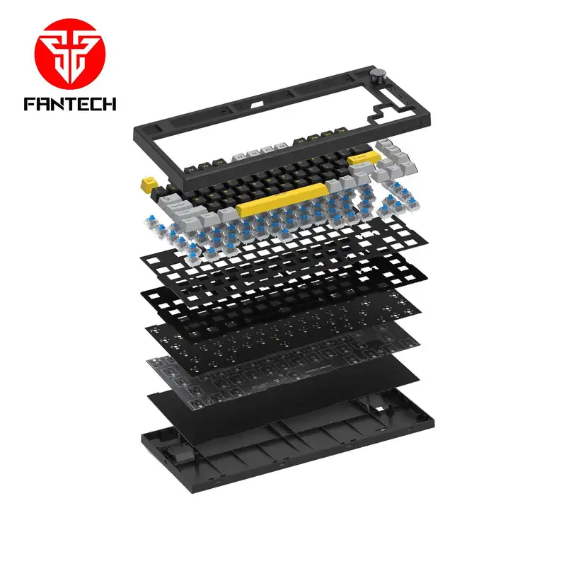 FANTECH MK910 RGB Vibe Maxfit 81 Vibrant Utility Wireless (Yellow switch)