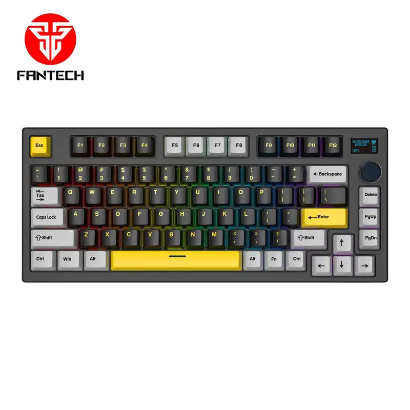 FANTECH MK910 RGB Vibe Maxfit 81 Vibrant Utility Wireless (Yellow switch)
