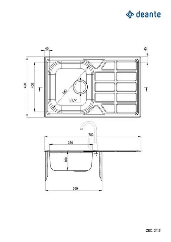 DEANTE ZEO 3113