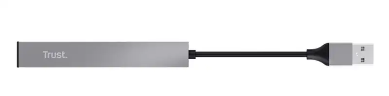 TRUST ADAPER HALYX USB 2.0 4xUSB Aluminium Silver
