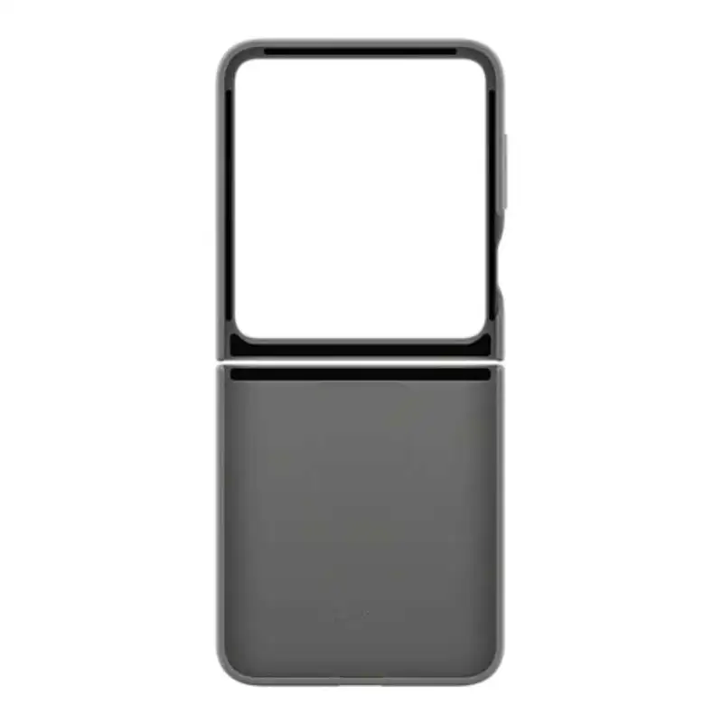 SAMSUNG Galaxy Z Flip6 Silicone Case with Ring Silver EF-PF741-TJE