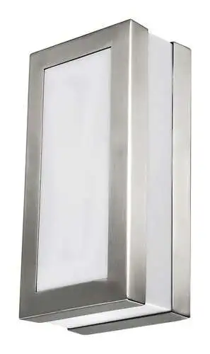RABALUX Stuttgart spoljna zidna lampaE27 14W inox IP44