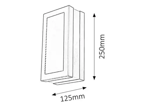 RABALUX Stuttgart spoljna zidna lampaE27 14W inox IP44