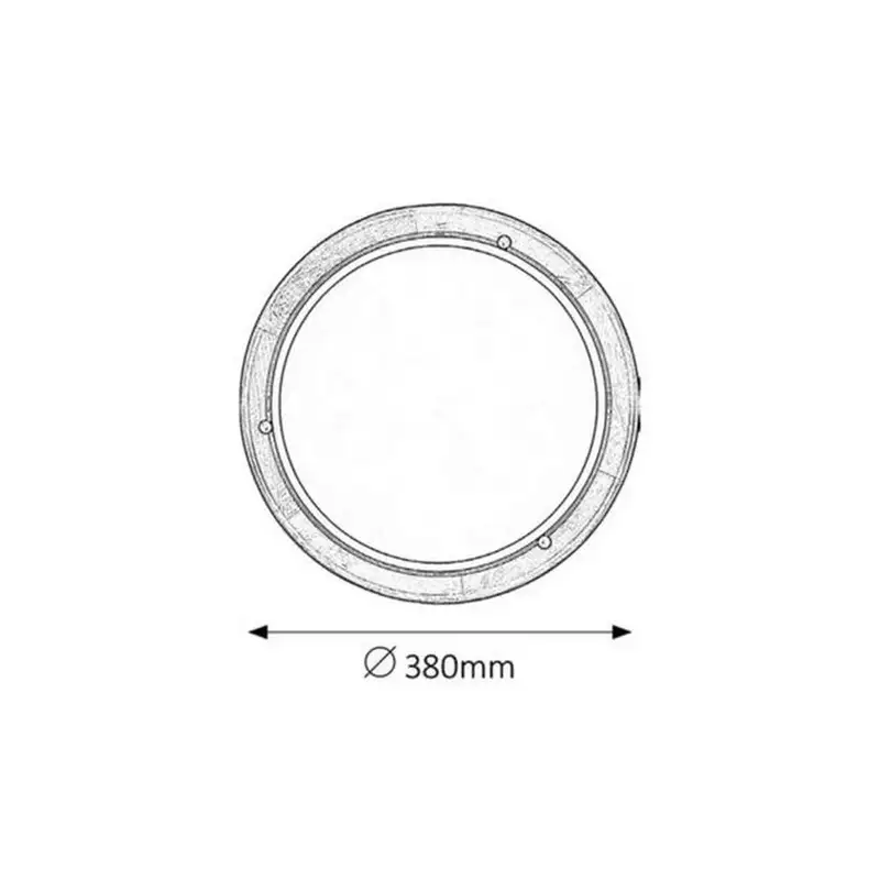 RABALUX Fa Ufo plafonjera D38 E27 2x60W hrast opal