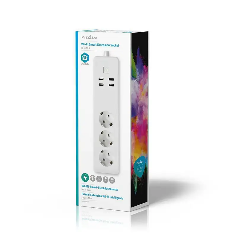 NEDIS 3xSHUCKO 4xUSB 16A WIFI