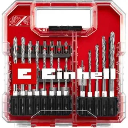 EINHELL L-Case 40 kom Set imp.bit burgija + S2-E6.3-1/4", burgije + nas.kljuc