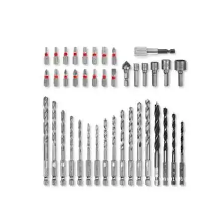 EINHELL L-Case 40 kom Set imp.bit burgija + S2-E6.3-1/4", burgije + nas.kljuc