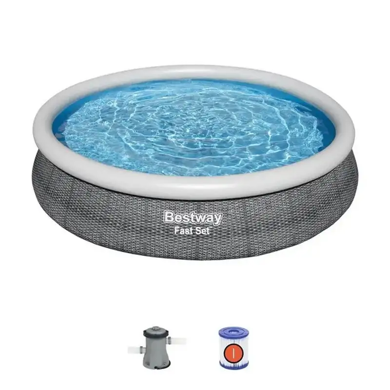BESTWAY Fast Set Pool Ratan +filter 366x76cm