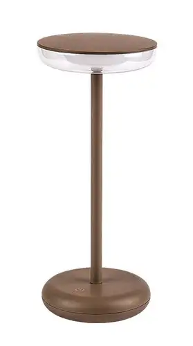 RABALUX Konin, LED spoljna stona punjiva lampa, metal, karamel boja, 6W, 60lm (bez dif. 160lm), 3000K45°C, IP44