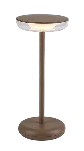 RABALUX Konin, LED spoljna stona punjiva lampa, metal, karamel boja, 6W, 60lm (bez dif. 160lm), 3000K45°C, IP44