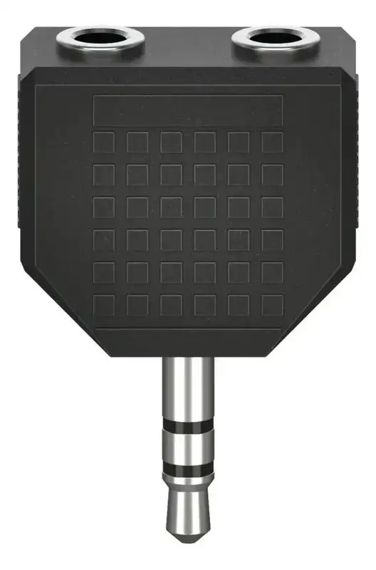 Hama audio adapter, 3.5mm muski na 2x3,5mm zenski
