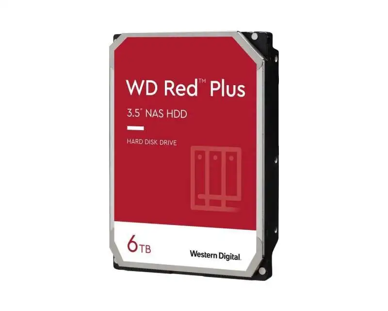 WD 6TB 3.5" SATA III 256MB IntelliPower WD60EFPX Red Plus