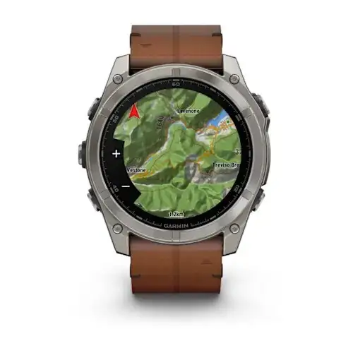 GARMIN Fenix 8 51mm Sapphire Chestnut Leather