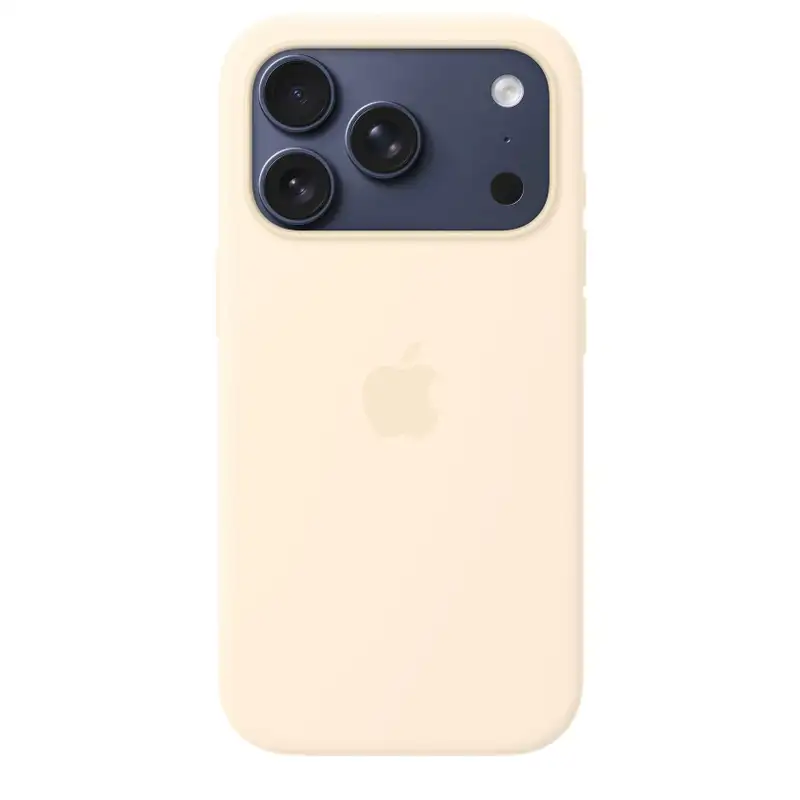 APPLE iPhone 17 Pro Silicone Case with MagSafe - Vanilla (SEASONAL) mhvx4zm/a